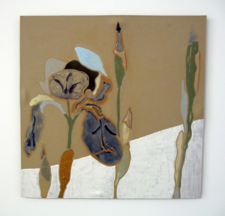kosatce - kamenina 60x60cm