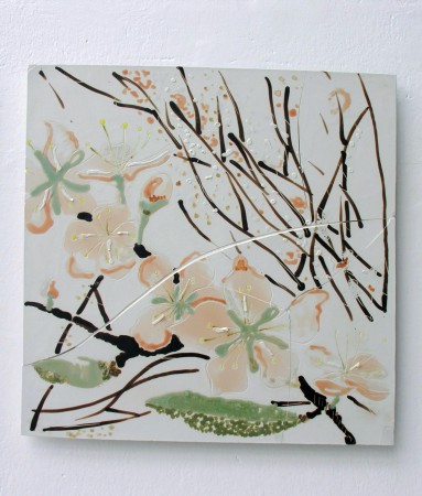 jabloň - porcelán 60x60cm